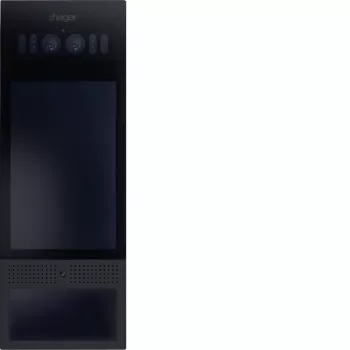 Hager RTQ540X Εξωτερική μονάδα βίντεο οθόνη αφής IP RFID PIN Intercom