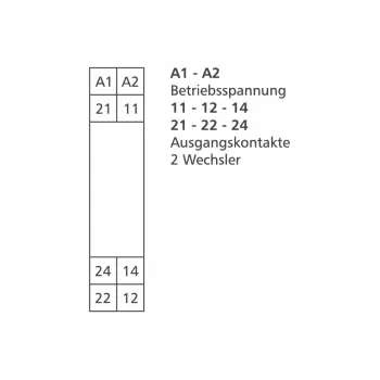 METZ CONNECT KRA-M8/21-21 Ρελέ ισχύος Λευκό (11061905)