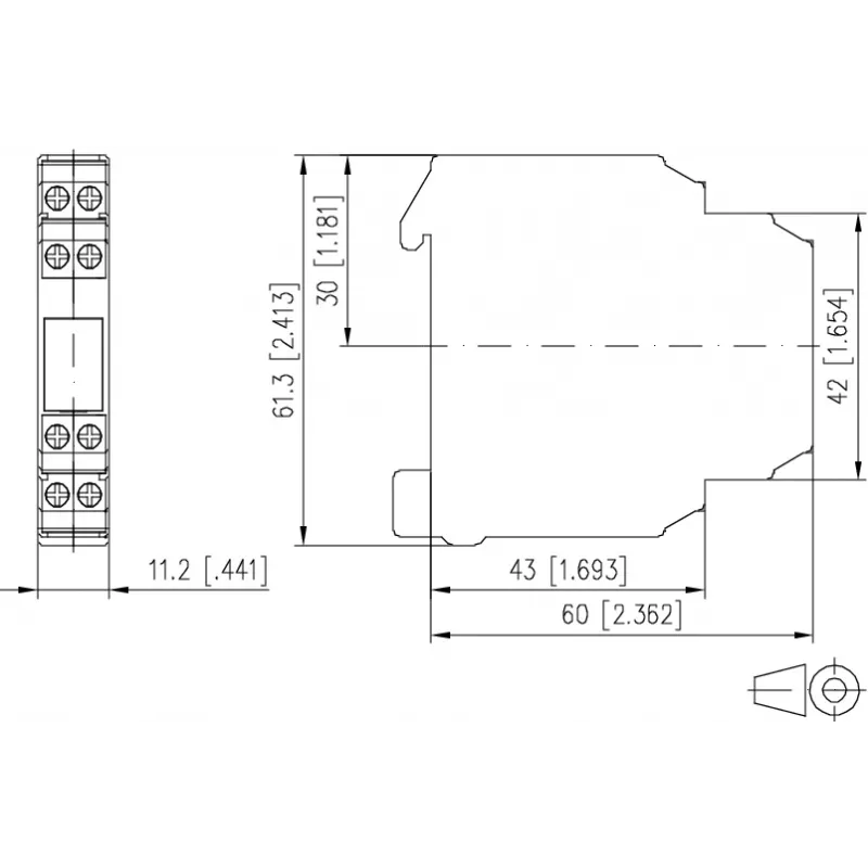 METZ CONNECT KRA-M8/21-21 Ρελέ ισχύος Λευκό (11061905)