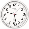 PEWETA Ασύρματο ρολόι τοίχου πλαστικό Λευκό 30 cm (51.130.311)