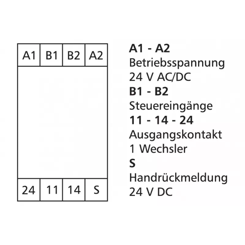 METZ CONNECT 110668132722 Ρελέ ισχύος Λευκό 24V DC 2PDT 8A τοποθέτηση PCB