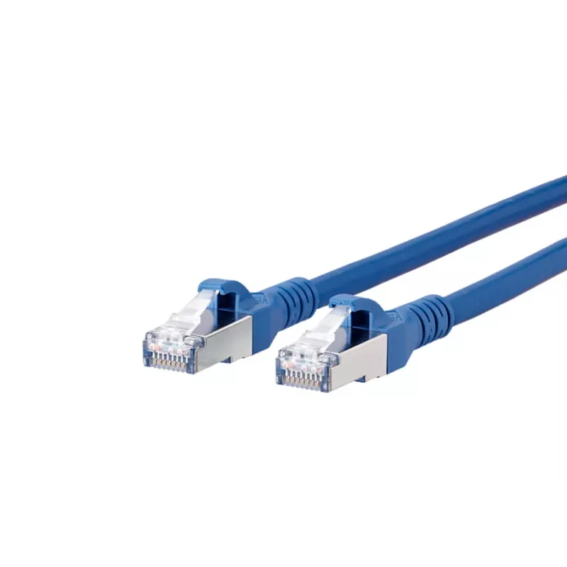 METZ BTR 130845A044-E Καλώδιο patch Cat.6, AWG26, 2x RJ45, 10 m, Μπλε
