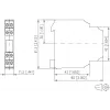 METZ CONNECT Μονάδα σύζευξης 2 συρμάτων KRA-M8/21-21 24DC (11061925)