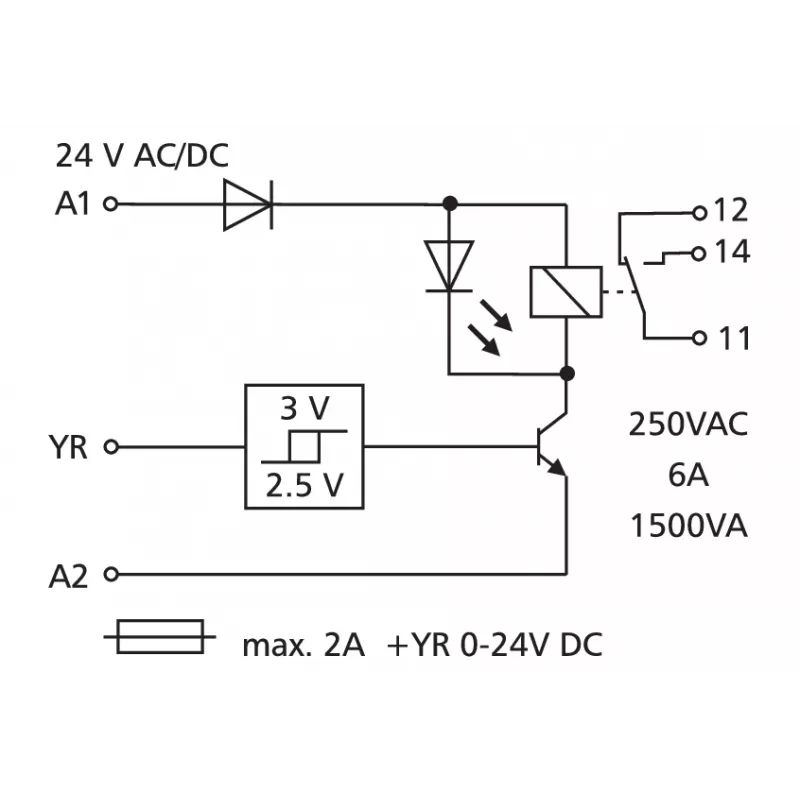 METZ CONNECT Μονάδα διασύνδεσης 1 καναλιού χωρίς χειροκίνητο επίπεδο χειρισμού KRS-E06 (110655)