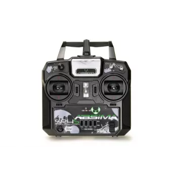 Absima SR4S Τηλεχειριστήριο με μοχλούς 4 καναλιών 2,4 GHz με δέκτη, Μαύρο