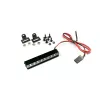 Absima 2320140 Λωρίδα φωτός LED 55 mm 5–7,4 V Αλουμίνιο για μοντέλα RC