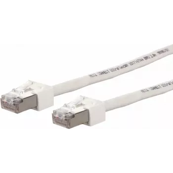 METZ CONNECT Ultraflex500 CAT 6 S/FTP Καλώδιο Patch, Βύσμα RJ-45 αρσενικό σε Βύσμα RJ-45 αρσενικό, 1,0 m, Λευκό, χωρίς αλογόνα 13084V1088-E