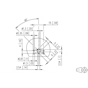 METZ MMT471A115 Υποδοχή PCB, 4-πολική, βήμα 3,5 mm, Πράσινο