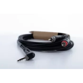 Cordial 14860 Καλώδιο προσαρμογέα ήχου Y 3,5 mm jack σε 2x RCA 3m Μαύρο