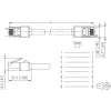 METZ CONNECT 13084V1500-E Καλώδιο δικτύου Cat6 S/FTP, RJ45, 1,5 m, μαύρο
