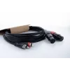 Cordial EU 1.5 FC Καλώδιο ήχου XLR σε RCA 1,5m μαύρο 14852