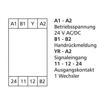 METZ Connect Διακόπτης κατωφλίου 24 V AC/DC, 1 επαφή εναλλαγής 11066570