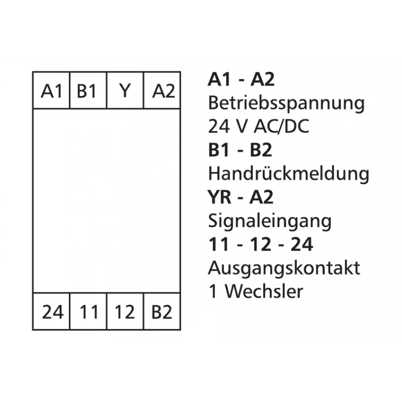 METZ Connect Διακόπτης κατωφλίου 24 V AC/DC, 1 επαφή εναλλαγής 11066570