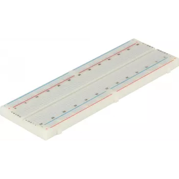 JOY-IT 830 Tie Point Πλακέτα δοκιμών χωρίς κόλληση, 165 x 55 mm, λευκό rb-breadboard2