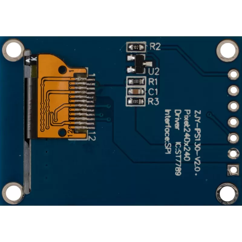 Joy-it Οθόνη IPS TFT LCD 1,3 ιντσών 240x240 με βάση στήριξης SBC (SBC-LCD01)