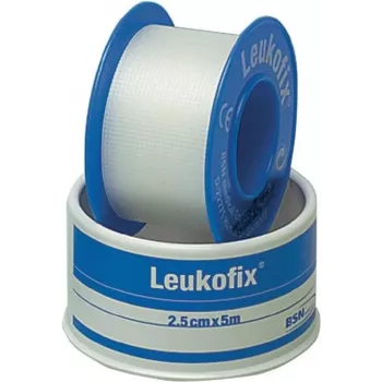 SÖHNGEN 1009216 Leukofix Ταινία στερέωσης 5 m x 2,5 cm λευκή μη υφαντό υπόαλλεργική