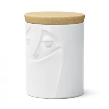 FIFTYEIGHT PRODUCTS Charmant Βάζο αποθήκευσης πορσελάνης 1700 ml Λευκό