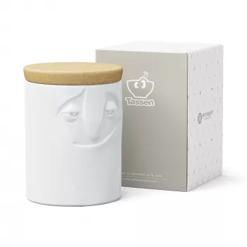 FIFTYEIGHT PRODUCTS Charmant Βάζο αποθήκευσης πορσελάνης 1700 ml Λευκό
