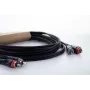 Cordial 14835 Καλώδιο ήχου RCA 1m Μαύρο Twin PVC
