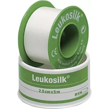 Söhngen Leukosilk 5 m x 2,5 cm λευκός σταθεροποιητικός επίδεσμος 1009210