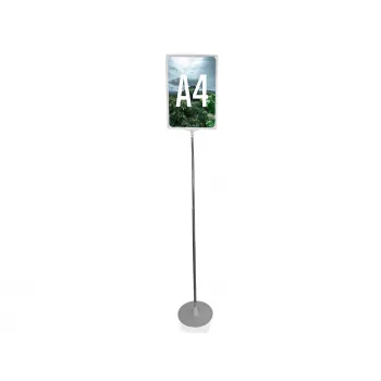 LMG PLSTA4-SI A4 ασημί πλαίσιο στήριξης αφίσας