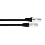 Cordial 15621 CAT 6a SF/UTP Καλώδιο patch, 3m, Μαύρο, περίβλημα PUR