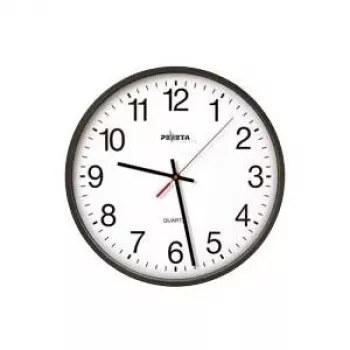 PEWETA επιτοίχιο ρολόι μαύρο 44.130.212