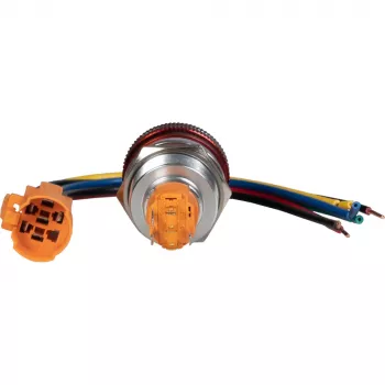 JOY-IT Button22NA-01 διακόπτης έκτακτης ανάγκης, μηχανική ασφάλιση, κόκκινο/πράσινο, Ø22 mm, IP67, IK10