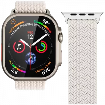 VONMÄHLEN Woven Loop για Apple Watch 40/41/42mm, Κρεμ