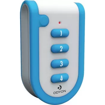 m-e modern-electronics Odyon ODYON pro HS-4 4-Κανάλι Ασύρματο Τηλεχειριστήριο με Έλεγχο Λήψης, 868,3 MHz, 1000 m Εμβέλεια, Rolling Code, IP54, Μπαταρία CR2032 56502