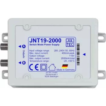 Jultec JNT-19-2000 19V 2A Τροφοδοτικό για JRM Multischalter – Μαύρο