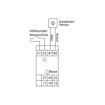 METZ CONNECT Επαγωγικός Αισθητήρας Εγγύτητας 2-Συρμάτων DC M12 Επίπεδος NO 2mm IP67 Καλώδιο 2m 110149