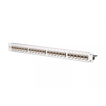 METZ CONNECT 130921-E EDATmod-MP24 patch panel 24 θυρών E-DAT module, ανοξείδωτο ατσάλι, 1U