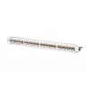 METZ CONNECT 130921-E EDATmod-MP24 patch panel 24 θυρών E-DAT module, ανοξείδωτο ατσάλι, 1U