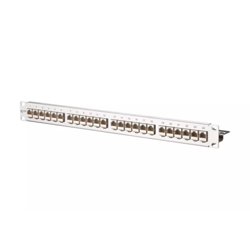 METZ CONNECT 130921-E EDATmod-MP24 patch panel 24 θυρών E-DAT module, ανοξείδωτο ατσάλι, 1U