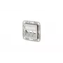 METZ BTR 130B20D31102KE κουτί χωνευτό κενό Keystone 3 θυρών γερμανικού προτύπου, λευκό