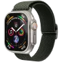 VONMÄHLEN Woven Loop για Apple Watch 44/45/46/49mm, ελιά