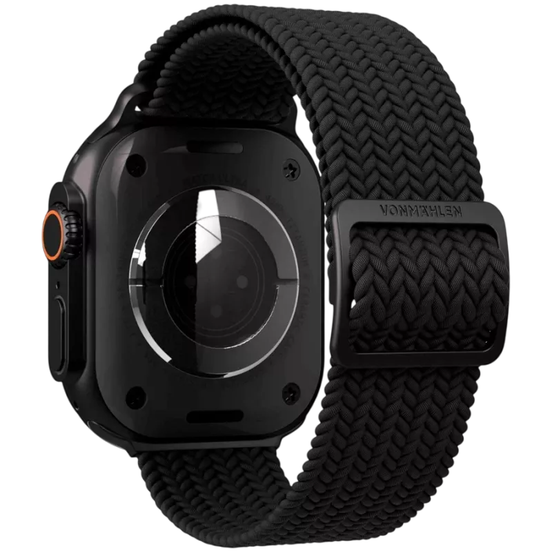 VONMÄHLEN Woven Loop 40, 41, 42mm ένα μέγεθος, All Black