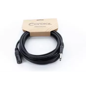 Cordial EM 5 MP XLR σε 6,3 mm mono jack Καλώδιο ήχου 5 m μαύρο 14753