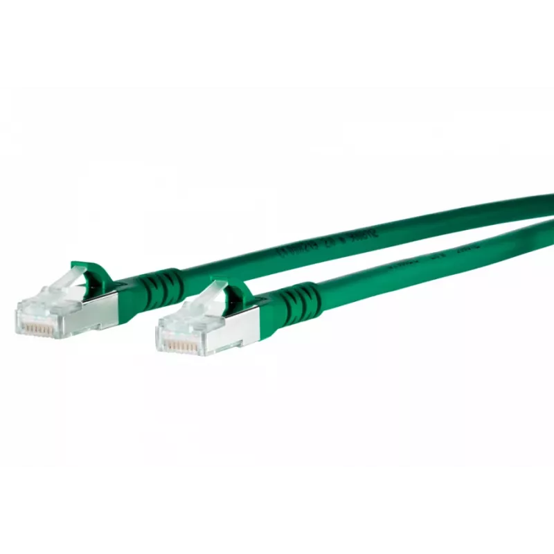METZ CONNECT 1308450355-E Καλώδιο Patch Cat6a S/FTP, 0,3 m, Πράσινο