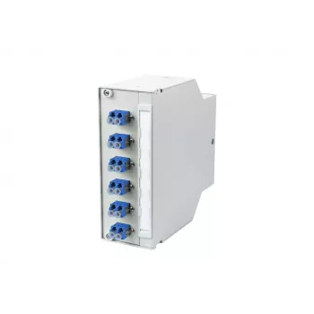 Metz 15024A07406-E OpDAT REGpro VIK 6xLC-D OS2 Κουτί διανομής οπτικών ινών, Λευκό RAL 9010