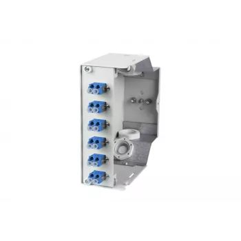 Metz 15024A07406-E OpDAT REGpro VIK 6xLC-D OS2 Κουτί διανομής οπτικών ινών, Λευκό RAL 9010