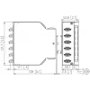 Metz 15024A07406-E OpDAT REGpro VIK 6xLC-D OS2 Κουτί διανομής οπτικών ινών, Λευκό RAL 9010