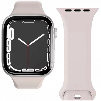 VONMÄHLEN Classic Band 2 για Apple Watch 40/41/42mm, Λουράκι από δέρμα πλήρους κόκκου σε Κρεμ