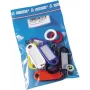 WEDO 262 10 μπρελόκ με άγκιστρο S, διάφορα χρώματα, 10 τεμ.