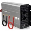 Qoltec μετατροπέας ημιτονοειδούς τάσης 12V σε 230V 3000W/6000W με USB, συμβατός με LiFePO4 GEL AGM