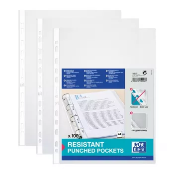 ELBA Standard Θήκη εγγράφων DIN A4, PP, 0,09 mm, ανάγλυφη, ανοιχτή από πάνω, ευρωπαϊκή διάτρηση, ασφαλής για έγγραφα, χωρίς αντανάκλαση (71460)