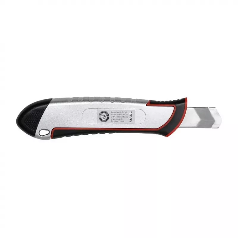 MAUL Cutter εργαλείο 18 mm με λαστιχένια λαβή (7771896)