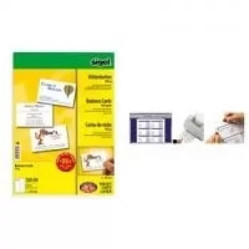 SIGEL DP939 Επαγγελματικές κάρτες λευκό 85 x 55 mm 200 g/m² 600 κάρτες (60 φύλλα x 10)
