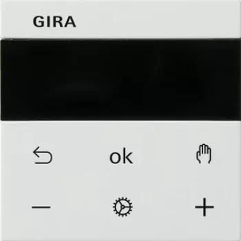 Gira RTR BT System rws 539427 Θερμοστάτης χώρου, λευκό γυαλιστερό